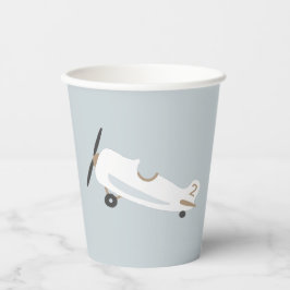  Vliegtuig Gepersonaliseerde Jongens Verjaardag Papieren Bekers