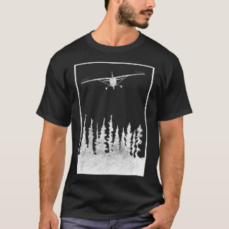 Vliegtuig Grafisch C172 Boven Bomen - Piloot Aanwe T-shirt