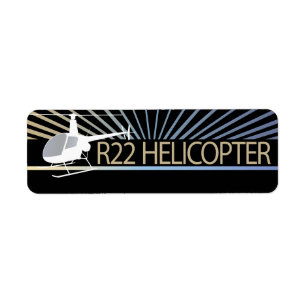 Vliegtuig helikopter etiket