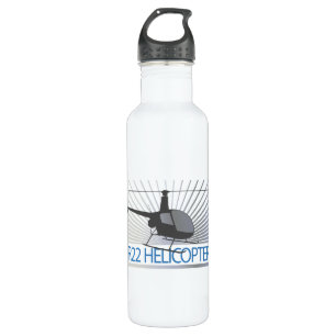 Vliegtuig helikopter waterfles 