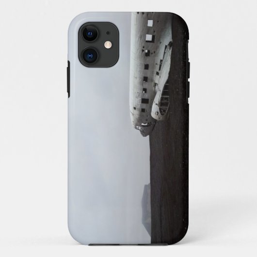 Vliegtuig in de zaak Sólheimasandur iPhone neerges Case-Mate iPhone Case (Achterkant)