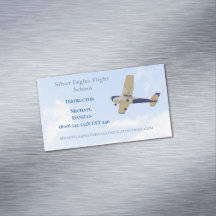 Vliegtuig in Sky Flight School Instructor Pilot