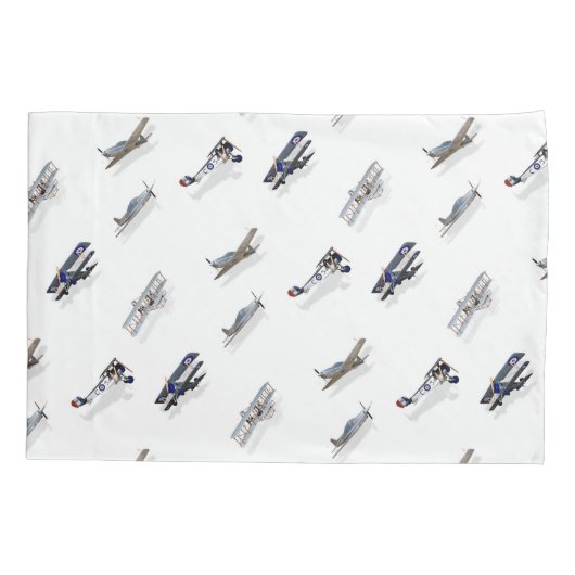 Vliegtuig in vlucht kussensloop (Achterkant)