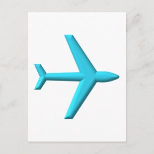 Vliegtuig/Jet Briefkaart