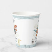 Vliegtuig Jongen Reizen Baby shower Papieren Bekers (Rechts)