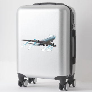 vliegtuig. Jumbojet. Sticker