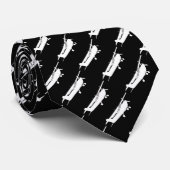 Vliegtuig Klassieke Cessna Silhouette Flying Stropdas (Opgerold)