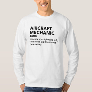 Vliegtuig Mechanic - Bekwame Grappige Definitie T-shirt