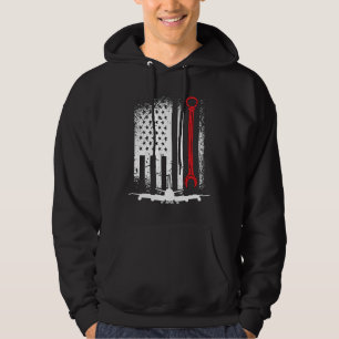 Vliegtuig Mechanic Flag Plane Aviation Pilot Plane Hoodie