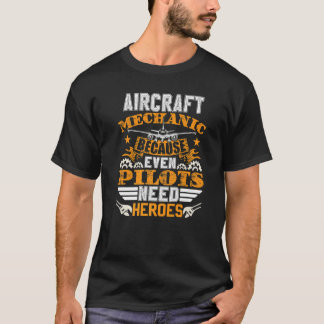 Vliegtuig Mechanische Outfit Airplane Aviation Mec T-shirt