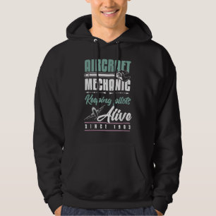 Vliegtuig Mechanische Shirten Vliegtuigmachine Hoodie