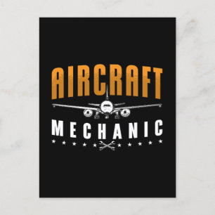 Vliegtuig Mechanische Vliegtuigluchtvaart Fix Vlie Feestdagenkaart