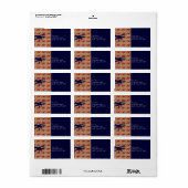 Vliegtuig met  propeller op schoot etiket (Full Sheet)