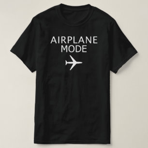 Vliegtuig Mode grappig Reizen T-shirt