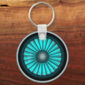 Vliegtuig motor. sleutelhanger (Voorkant)