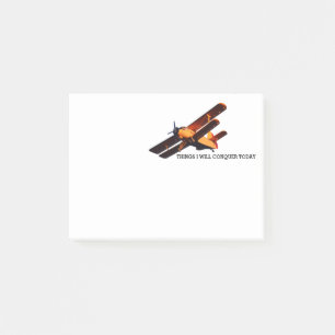 Vliegtuig, Nieuwe Horizons, Motivatie (Vliegtuig k Post-it® Notes