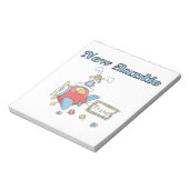 Vliegtuig nieuwe tante van jongen T-shirts en gesc Notitieblok (Gedraaid)