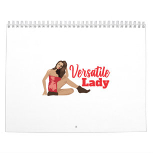 Vliegtuig Nose Art Versatile Lady - Gift Idee Kalender