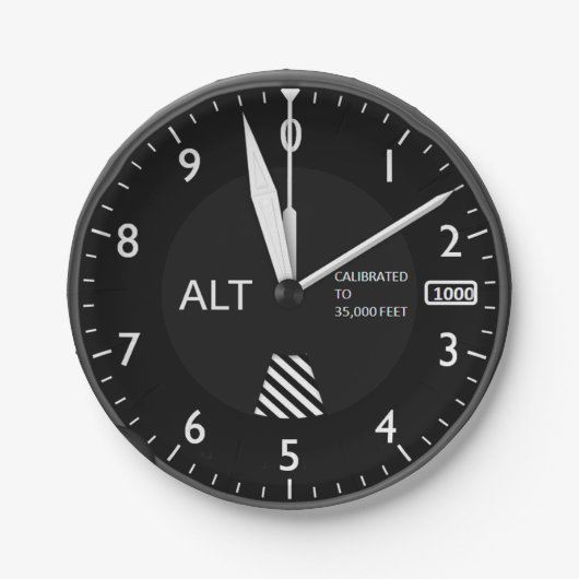 Vliegtuig Papieren Bordje (Voorkant)