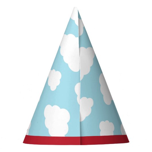 Vliegtuig Pilot Party Petten - Kinder jongen Verja Feesthoedjes (Achterkant)