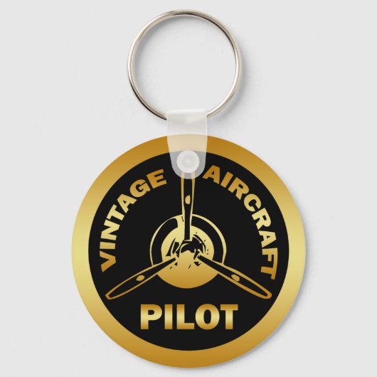  VLIEGTUIG PILOT SLEUTELHANGER (Voorkant)