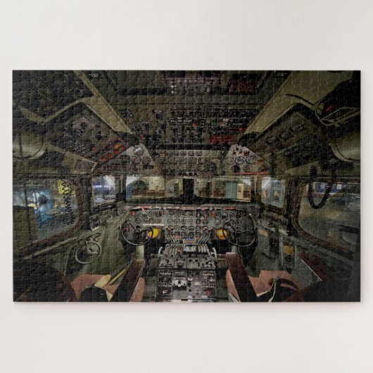 Vliegtuig Plane Cockpit Jigzaag Puzzle 1014 pc. Legpuzzel (Horizontaal)