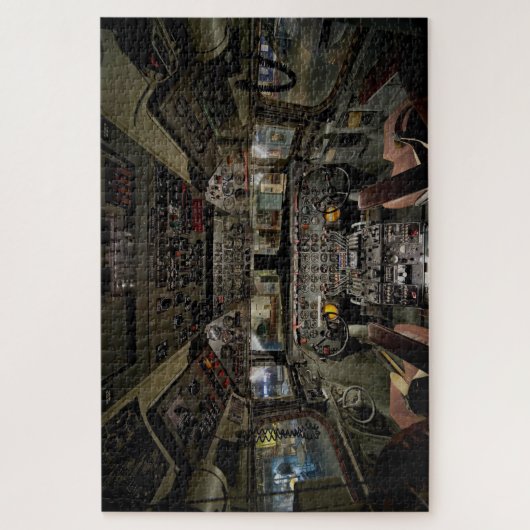 Vliegtuig Plane Cockpit Jigzaag Puzzle 1014 pc. Legpuzzel (Verticaal)