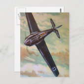  Vliegtuig Post Card Briefkaart (Voorkant / Achterkant)