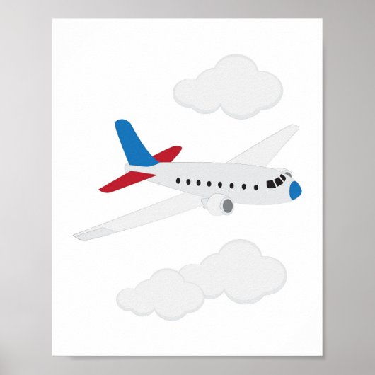 Vliegtuig Poster (Voorkant)