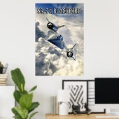 VLIEGTUIG-POSTER POSTER (Thuiskantoor)