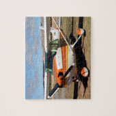 Vliegtuig: puzzel met hoge vleugels legpuzzel (Verticaal)