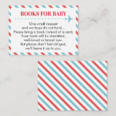 Vliegtuig Reisboeken voor Baby Boek Aanvraag Kaart (Voorkant / Achterkant)