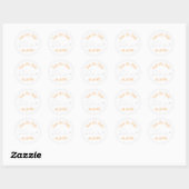 Vliegtuig Reizen - Save the Date Stickers (Vel)