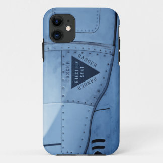 Vliegtuig romp straaljager (schietstoel) iPhone 11 hoesje