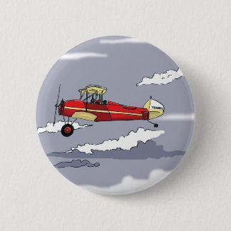 vliegtuig ronde button 5,7 cm