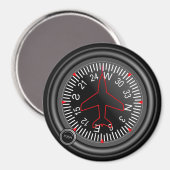 Vliegtuig Rubriekindicator Magneet (Voorkant / Achterkant)