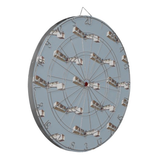 vliegtuig Santos-Dumont 14-Bis Dartbord (Voorkant Links)