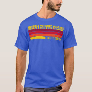 Vliegtuig Shipping Checker T-shirt