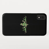 Vliegtuig silhouett van militaire jet-camouflage Case-Mate iPhone case (Achterkant (horizontaal))