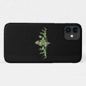 Vliegtuig silhouett van militaire jet-camouflage Case-Mate iPhone case (Achterkant (horizontaal))