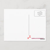 Vliegtuig Snowflake Briefkaart (Achterkant)