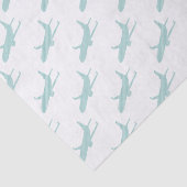 Vliegtuig - strips - blauw. tissuepapier (Detail)