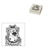 VLIEGTUIG, STROOMVLOEIEND RUBBERSTEMP 	RUBBERSTEMPEL (Gestempeld)