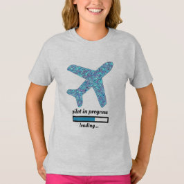 Vliegtuig T-Shirt "Pilot in progress"