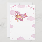 vliegtuig tijd capsule Note Kaart (Achterkant)