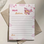  vliegtuig tijd capsule Note Kaart