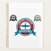  Vliegtuig Toerisme Avonturen Logo Aviation Planner (Voorkant)