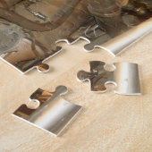 Vliegtuig Turboprop Engine Foto Legpuzzel (Zijkant)