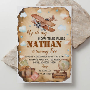 Vliegtuig - uitnodiging