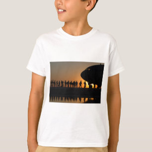 Vliegtuig van het leger t-shirt